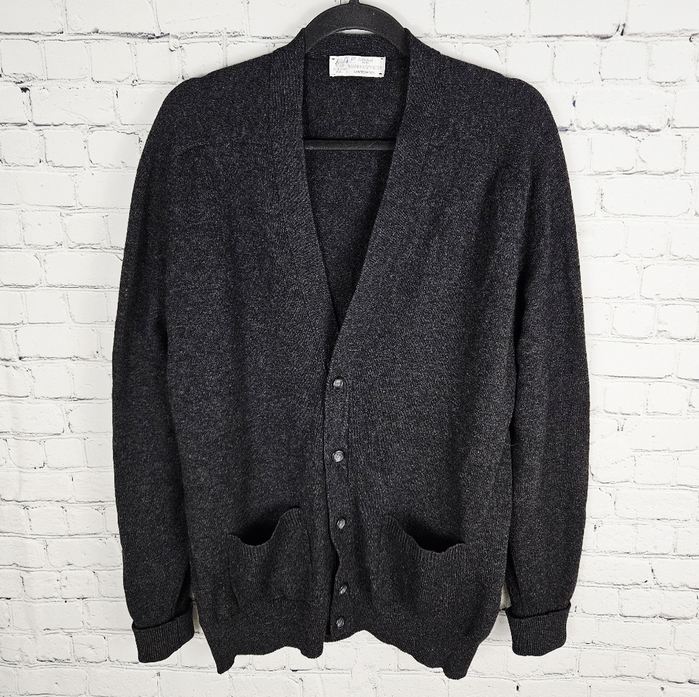 MARKS & SPENCER | lambswool knit button up cardigan sweater